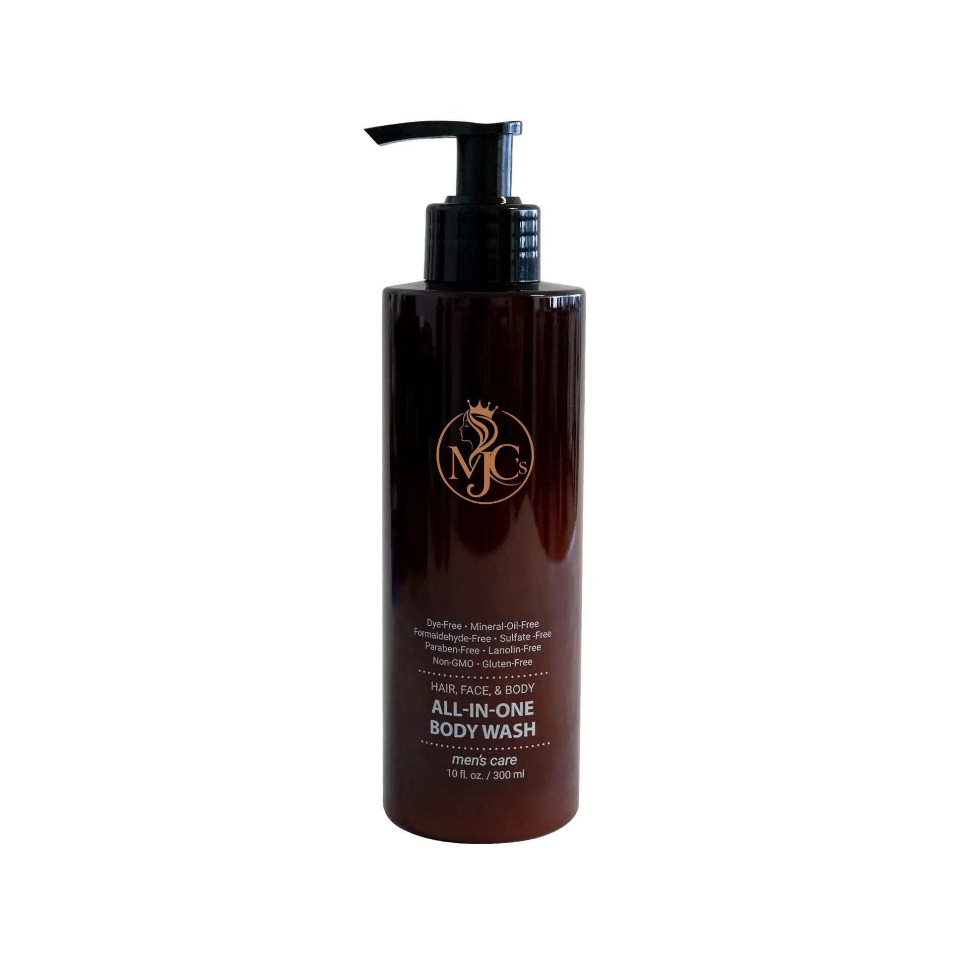 MJC'S Men's All-in-One Hair, Face & Body Wash – front view