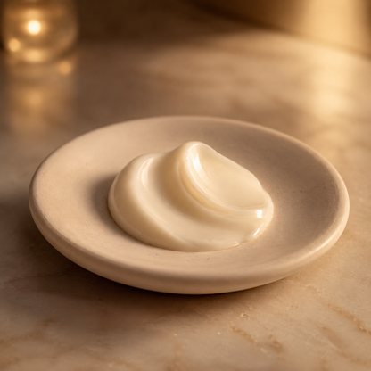 Rich cream texture for MJC’S Premium Night Renewal Cream