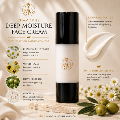 MJC’S Chamomile Deep Moisture Face Cream for dry and dehydrated skin