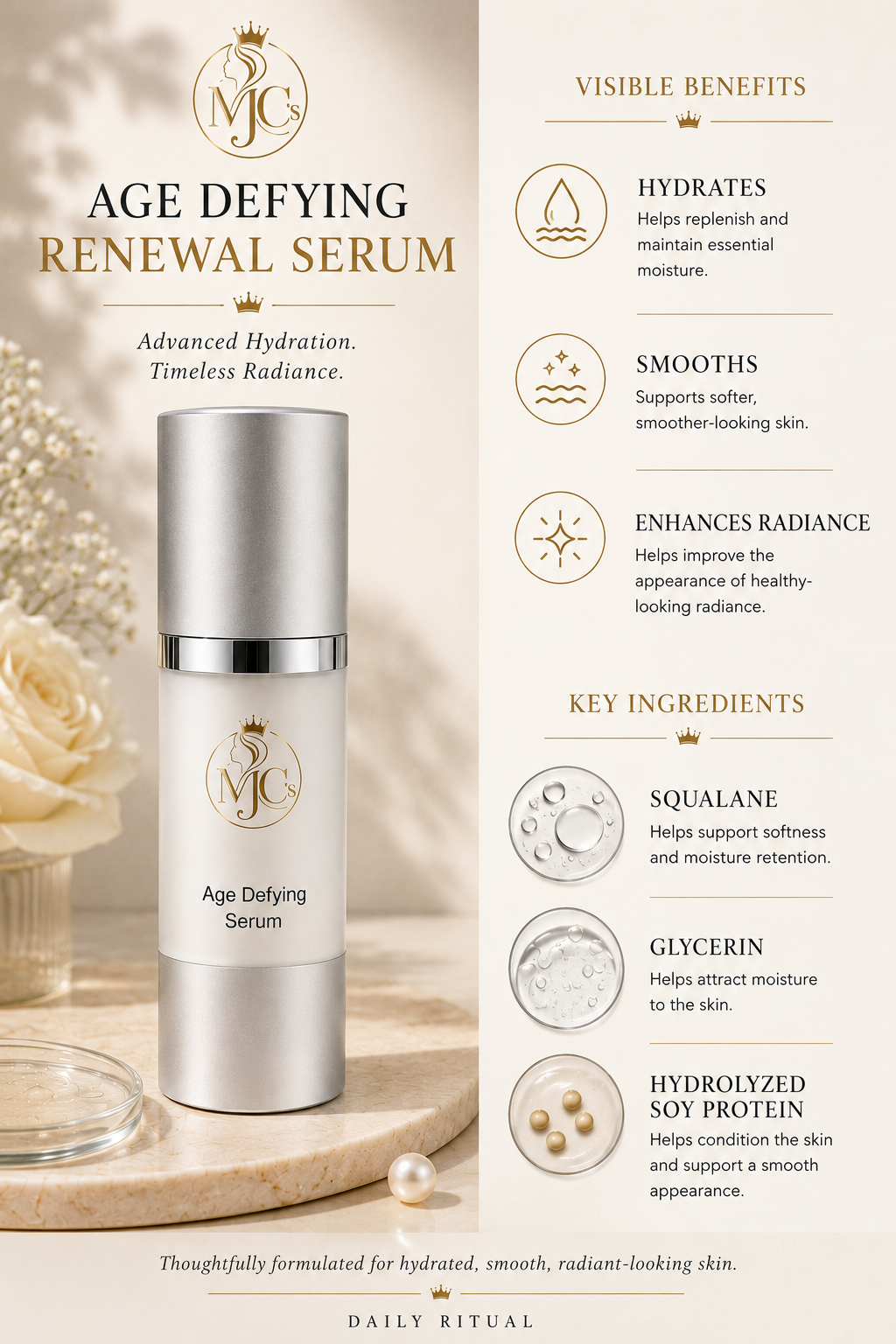 MJC’S Age Defying Renewal Serum