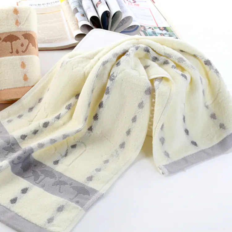 MJC'S Luxury Cotton Beach & Bath Towel – Umbrella Design